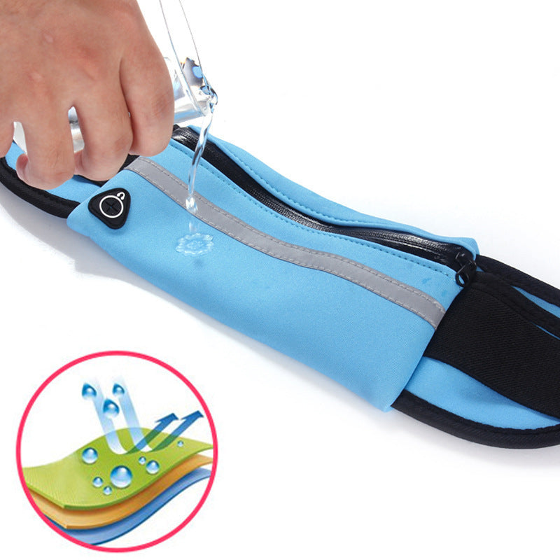 Running Waist Bag – Anti-Theft Sports Belt with Water Bottle Holder